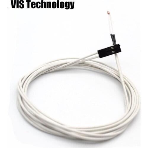 5pcs 100K ohm NTC 3950 Thermistors with 1meter cable DuPont pin for Hotend J-head Extruder Makerbot RepRap 3D printer parts