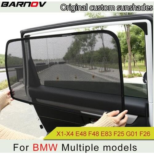 Car Special Magnetic Curtain Window SunShades Mesh Shade Blind Original Custom For BMW E48 F48 E83 F25 F26 G01