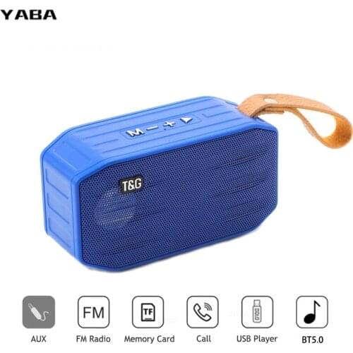 YABA Mini Portable Wireles Bluetooth-compatible Speakers Loudspeakers Subwoofer High BoomBox Outdoor Bass HIFI TF USB FM Radio