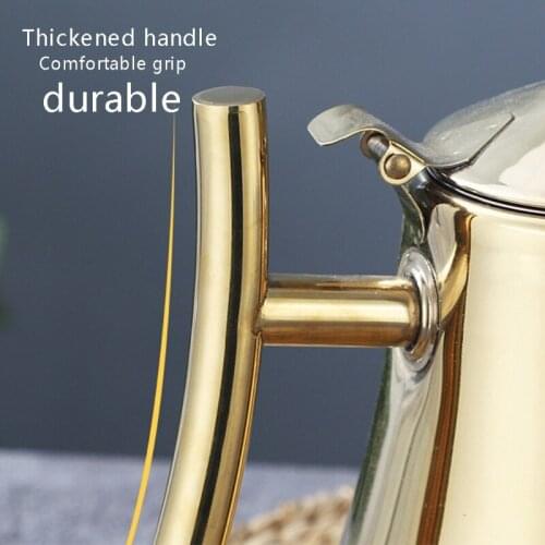 Stainless Steel Material Tea Pots Durable Coffee Cold Water Pots Coffee Kettle Home Tea Tool for Induction Cooker Kettle