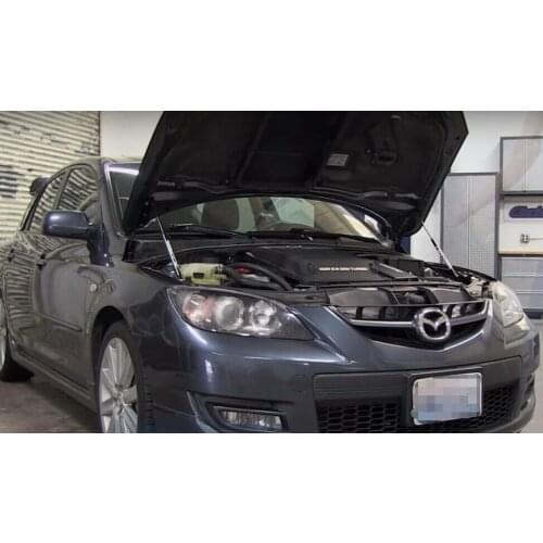 For 2007-2009 Mazdaspeed3 (BK) 2PCS Modify Front Hood Bonnet Gas Struts Lift Support Shock Damper Gas springs rod arm Absorber
