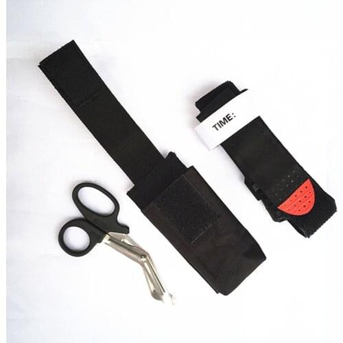 EMT medical survival tourniquet trauma Scissors bag 18.3*9.2cm field equipment durable camping Medical emergency canvas Storage
