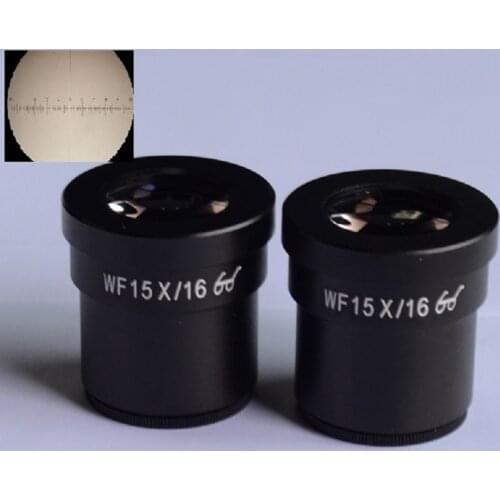 FYSCOPE WF15/16MM Super Widefield 15X Microscope Eyepiece with cross reticle 30mm