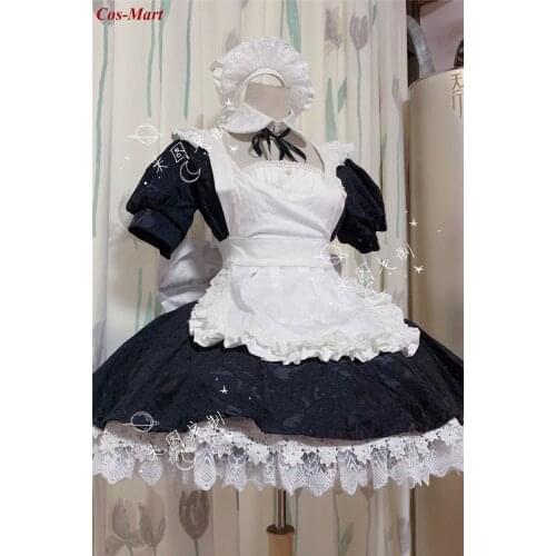 Hot Game Azur Lane IJN Atago Cosplay Costume Fashion Maid Outfit Female Halloween Party Role Play Clothing Custom-Make Any Size