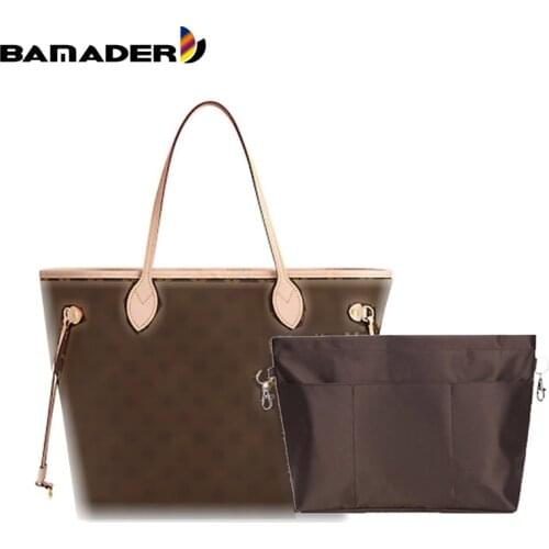 L Brand Bag Liner V Detachable Zip Pocket Tote Organizer Insert Storage Bag Ladies Handbags Cosmetic Bags Detachable Bag Liner