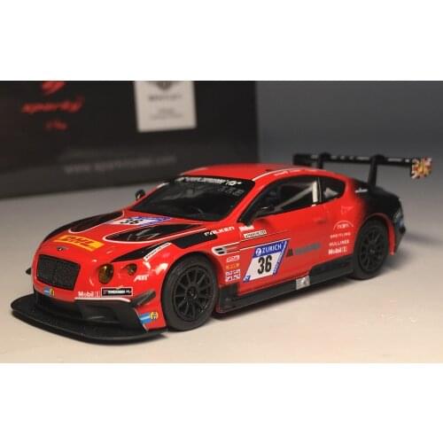 Sparky 1/64 Y108 Bentley GT3 No.36 2017 Die Cast Model Car Collection Limited