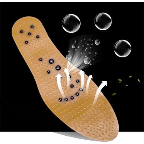 Magnetic Therapy Insoles for Slimming Weight Loss Foot Massage Health Care Shoes Mat Pad Acupuncture Shoe Sole Insert