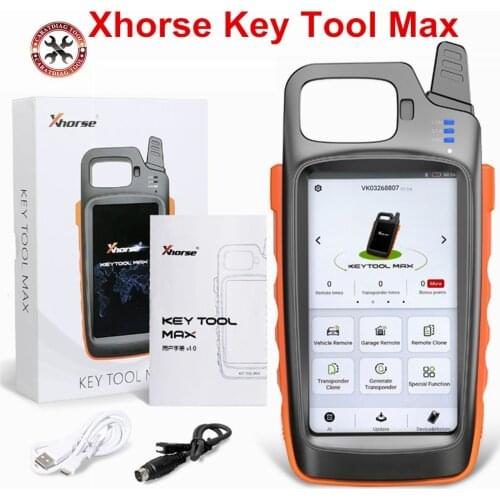 2021 Newest Xhorse VVDI KEY TOOL MAX Remote and Chip Generator Support 96bit 48 Clone Function Key Programmer Free Shipping