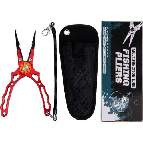 Newest Arrival Fishing Pliers Fish Hook Remover Squeeze Hook Separator Anti-Slip Tool Hand Lanyard Clamp Kit