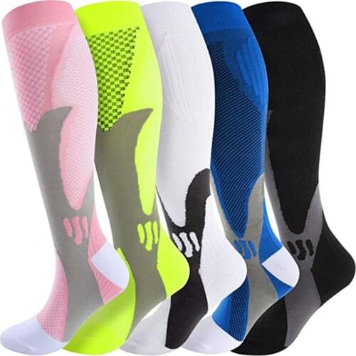 New Compression Socks Men Women Socks Fit Varicose Veins Medical Nurses Pregnancy Athletic Football Soccer Stockings Sport Socks