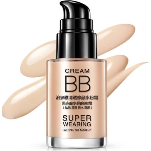 Foundation Liquid Flawless Powder Cream Clear Grooming Cream Concealer Foundation Hydrating BB Cream Concealer Face Whitening