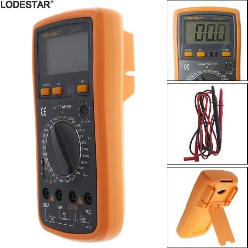 LD9801A LCD Display 1999 Counts Handheld Digital Multimeter with Diode Triode Test Cable Support Double Integral A/D Conversion