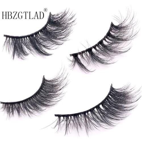 New Mink Eyelashes 100% Cruelty Free Long 3D Mink Eyelashes Full Strip False Eyelashes Makeup Lashes Natural False Eyelashes