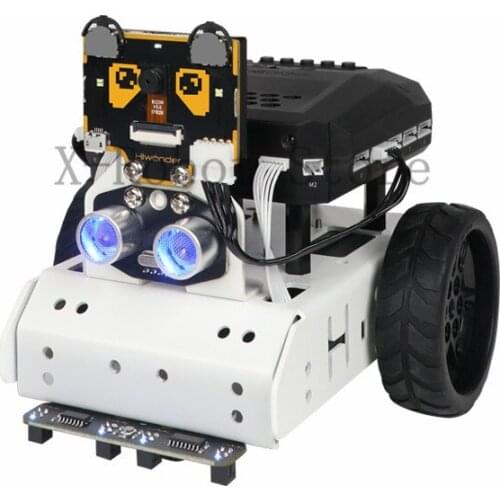 2021 New LOBOT AiNova Intelligent Vision Robot Car Kit Ai Visual Recognition Tracking Graphical Programming Python