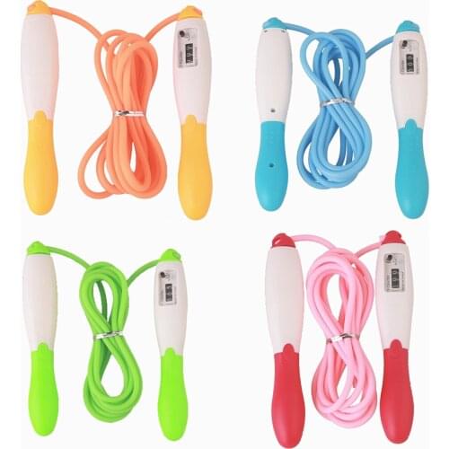 Jump Ropes With Counter Sports Fitness Adjustable Fast Speed Counting Jump Skip Rope Skipping Wire Calories