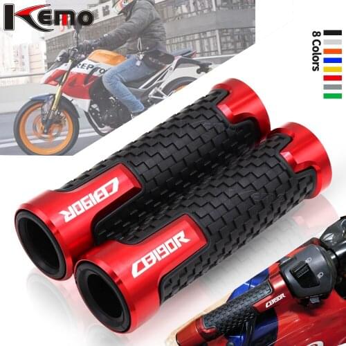 For HONDA CB190R CB 190R 7/8" 22mm Universal Motorcycle Accessories CNC Aluminum Handlebar Hand Grips Handle Bar End Grip