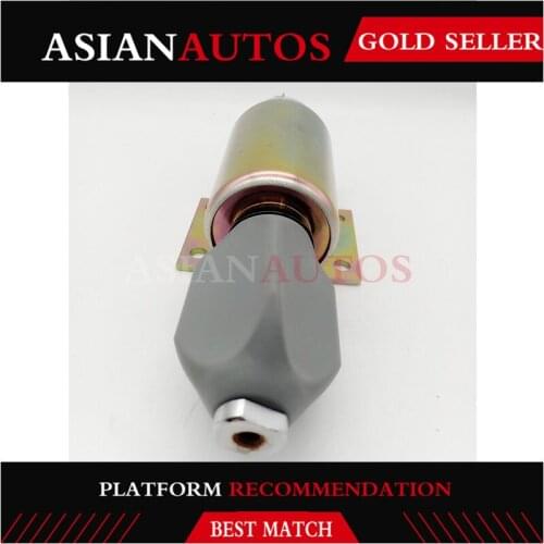 12V electric solenoid SA-3838-12 2003-12E7U1B1S2A 2001-12E2U1B1S1A 2370-12ESU1B5S 2848A256 for 6BT 5.9L diesel engine