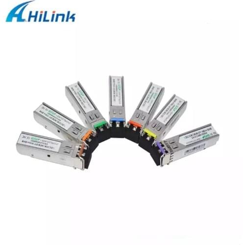 2pcs/lot Compatible SFP Transceivers 2.5G 1470nm-1610nm 80km CWDM SFP DOM Optical Module