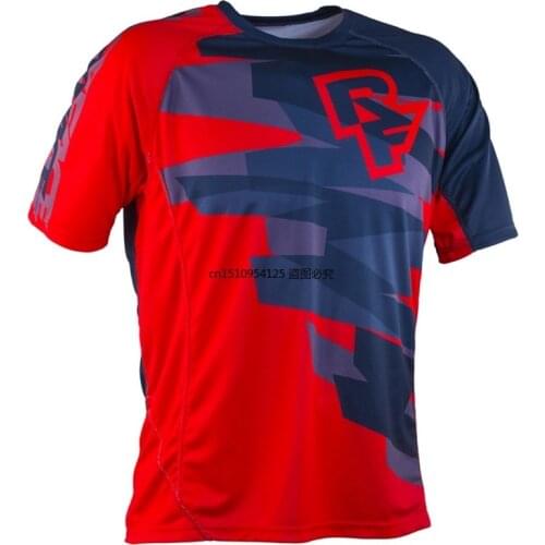 2021 red yellow enduro cycling motocross racing jerseys summer short sleeve mtb bike downhill dh t-shirt hot sale