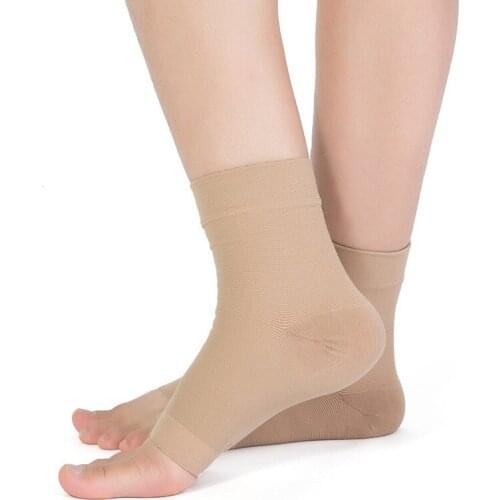 Medical Compression Socks Foot Sleeves Unisex Open Toe Sport Socks Plantar Fasciitis Pain Relief Heel Pain Treatment Ankle Arch
