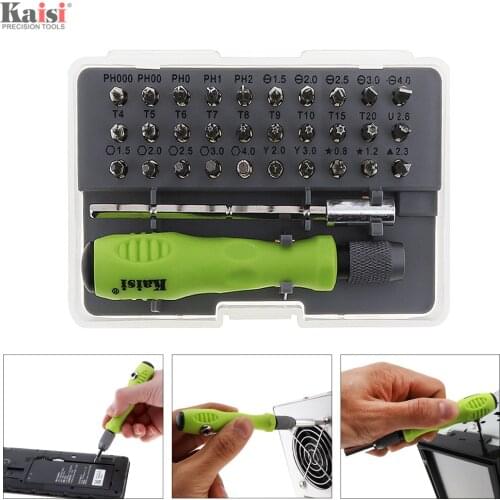 Kaisi 30 In 1 Precision Screwdriver Tool Set Professional Phone Repair Tool for iPhone / Computer