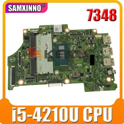 Original Laptop motherboard For DELL Inspiron 7348 i5-4210U Mainboard CN-03V489 03V489 13321-1 SR1EF DDR3