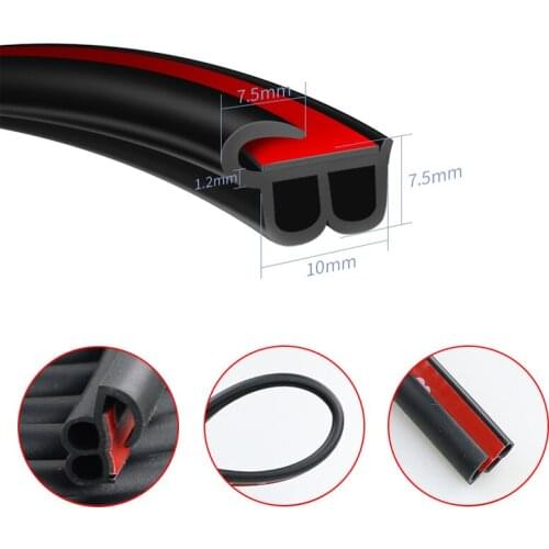 B Type Car Door Edge Scratch Protector Strips Auto Stickers Protector Seal Door Accessories For Audi Lada Honda Toyota KIA etc