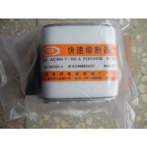 Fuses: RS4 AC800V 500A P1m104NK BC100KA aR / RS4 AC1000V 1000A P1m104NK BC100KA H77