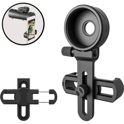 Universal Smart Cell Phone Adapter Clip Mount Verrekijker Monoculaire Spotting Scope Telescoop Telefoon Ondersteuning Oculair