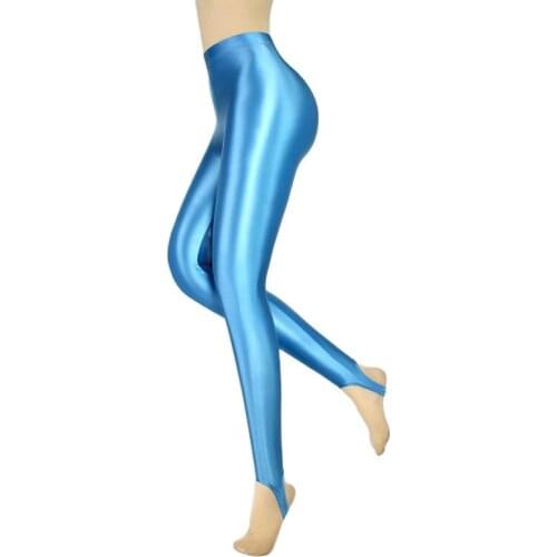 XCKNY New color oil glossy shiny sexy tights high waist pants sexy Leggings panty Pants swimsuit glossy pantihose