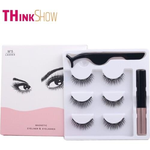 Wholesale High Quality Liquid Eyeliner Easy To Wear Magnetic Eyelash Eyeliner New Fashionable Magnetic Eyeliner Set