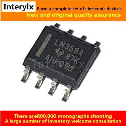 10PCS 100% NEW LM358ADR LM358DR LM358A SOP8 Operational Amplifier Chip