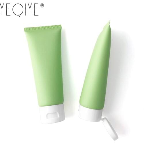 【30PCS】100g MatteGreen Plastic Soft Tubes Empty Cosmetic Cream Emulsion Lotion Packaging Containers Shampoo Cleanser Bottles