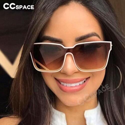 46227 Square One Lens Goggle Sunglasses Men Women Vintage Fashion UV400 Glasses