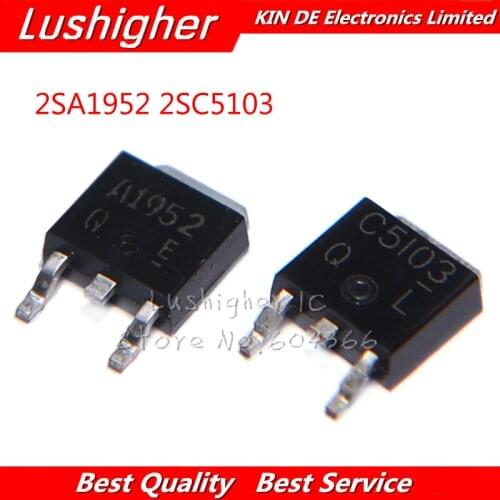 5pairs 2SC5103 2SA1952 TO252 ( 5pcs C5103 + 5pcs A1952 ) TO-252