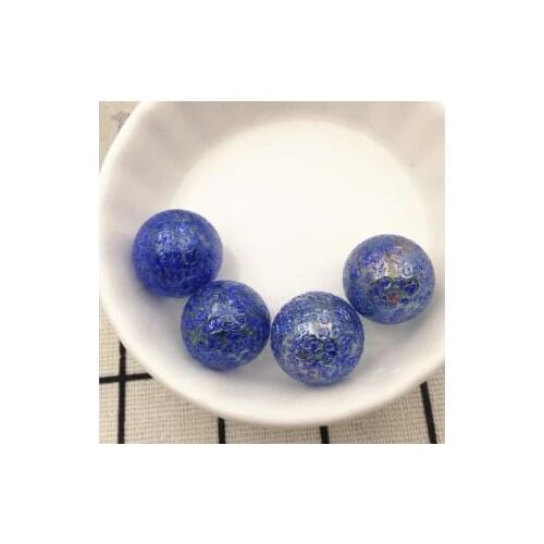 A1 Home decoration /crafts Sesame 25mm marbles nostalgic, sesame Bozi checkers fishbowl decoration flowerpot colored glass ball