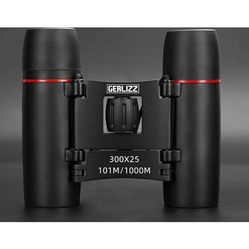 300X25 Professional Binoculars Powerful 50000M Broadband Green Film Portable Telescope HD Quality BAK4 Prism Monocular Camping