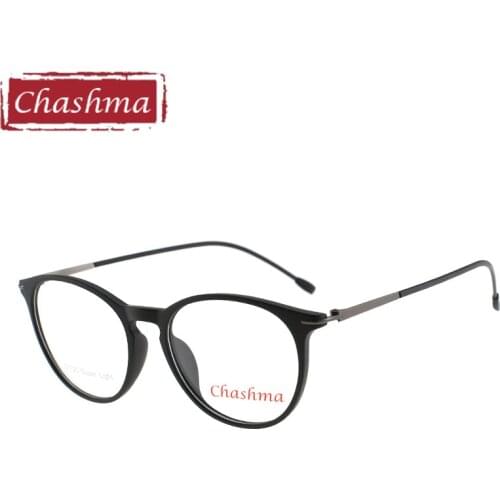 Chashma Brand Student Vintage Eye Glasses lentes opticos mujer Cat Eye Stylish TR90 Light Frame Women Glasses Frame Optical Men