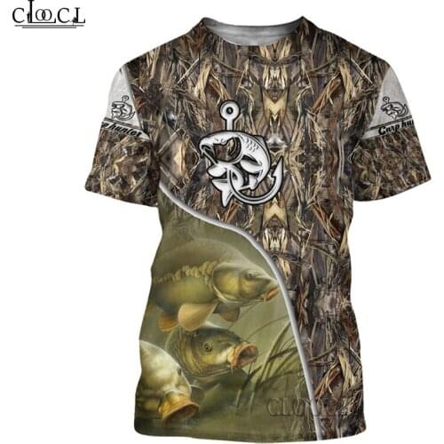 HX Newest Animal Fishing Art 3D Print Men Women T Shirt Unisex Short Sleeve Streetwear Harajuku Tops PulloverDrop Shipping