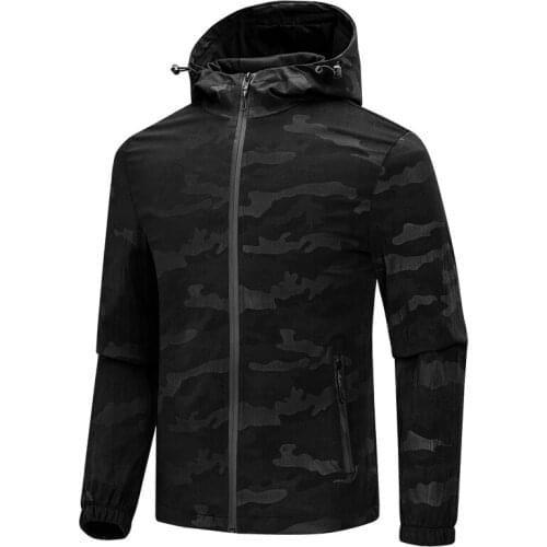 Men Clothing 2020 New Spring Autumn Mens Casual Camouflage Hoodie Jacket Men Military Windbreaker Coat Male Outwear 4XL