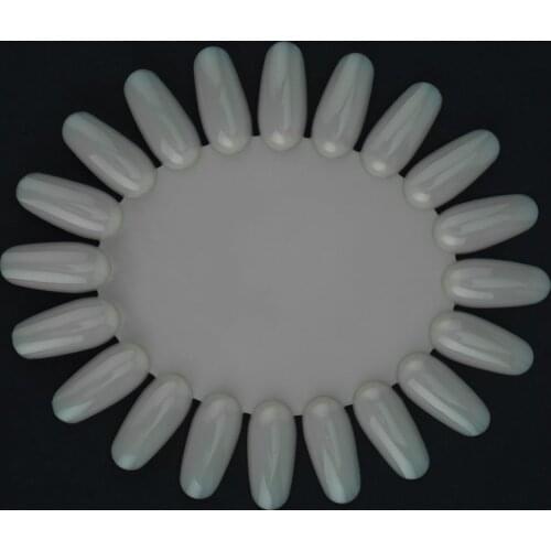 Natural False Tip Nail Art Display Practice Wheel Board for Nail Polish Display Design Decoration Kit DIY Nail Beauty New