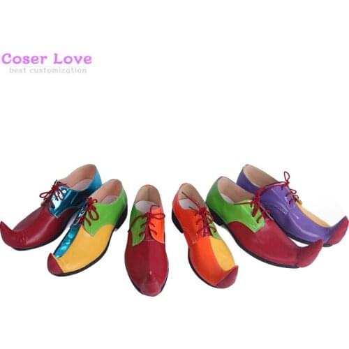 Clown shoes Theatrical performance shoes for 3 styles Cosplay Shoes Boots Halloween Christmas Shoes