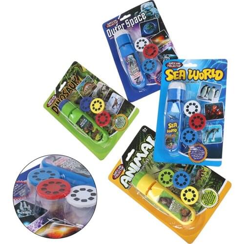 High quality Flashlight Projection Realistic Animal Education Toy Animal Projection Starry Lights Kids Toys Gifts