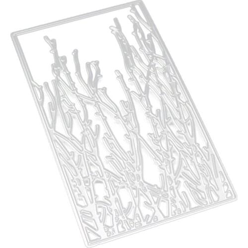 Rectangle Frame Metal Cutting Dies Seaweed Background Scrapbooking Paper/photo Cards Embossing Stencil Die