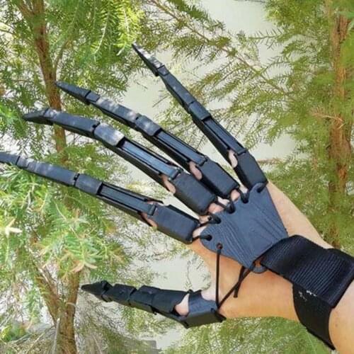 Halloween Finger Decoration Props Flexible Movable Finger Articulated Fingers Extensions Decoration Horror Ghost Claw Props