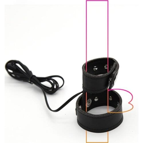 Ring009 With Cable Electro Shock Penis Ring SM Player DIY Electric Shock Sex Toys for Adult Game Medical Themed Toys