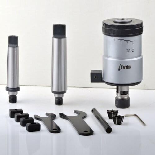 ICarbide 4-1/2'' / M5-M12 Self-Reversing Tapping Head, 1/8'' Npt, Jt6 Jacobs Taper