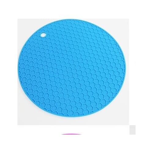 Silicone accessories Spot thin section silicone honeycomb mat honeycomb placemat coaster anti-scalding silicone insulation pad