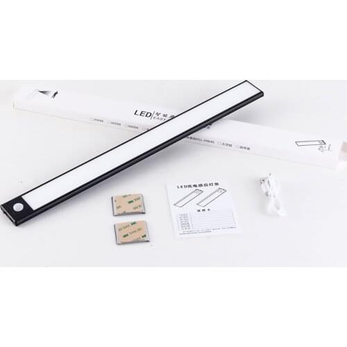 Sanmusion led mirror lamp bedroom bathroom mirror front lighting 40cm 60cm indoor makeup motion sensor switch usb led lighting