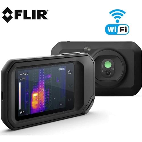 FLIR C5 Thermal Camera of Professional Wi-Fi and Cloud Function Sixth Sense Compact Pocket Size IR Camera Heat Sensor 160 * 120